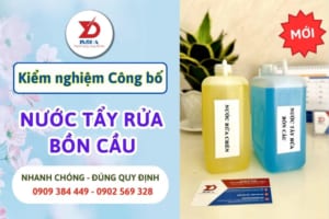 Quy trình kiểm nghiệm và công bố Nước tẩy rửa bồn cầu