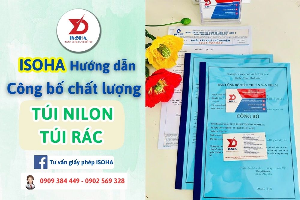 Thủ tục kiểm nghiệm công bố chất lượng túi rác túi nilon