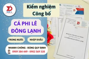 Công bố Cá phi lê đông lạnh thủ tục hồ sơ mới nhất