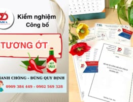 Quy trình kiểm nghiệm và công bố chất lượng Tương ớt