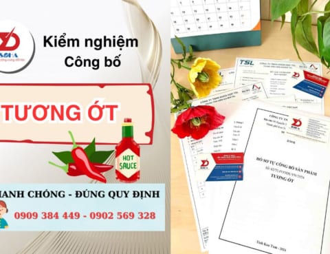 Quy trình kiểm nghiệm và công bố chất lượng Tương ớt