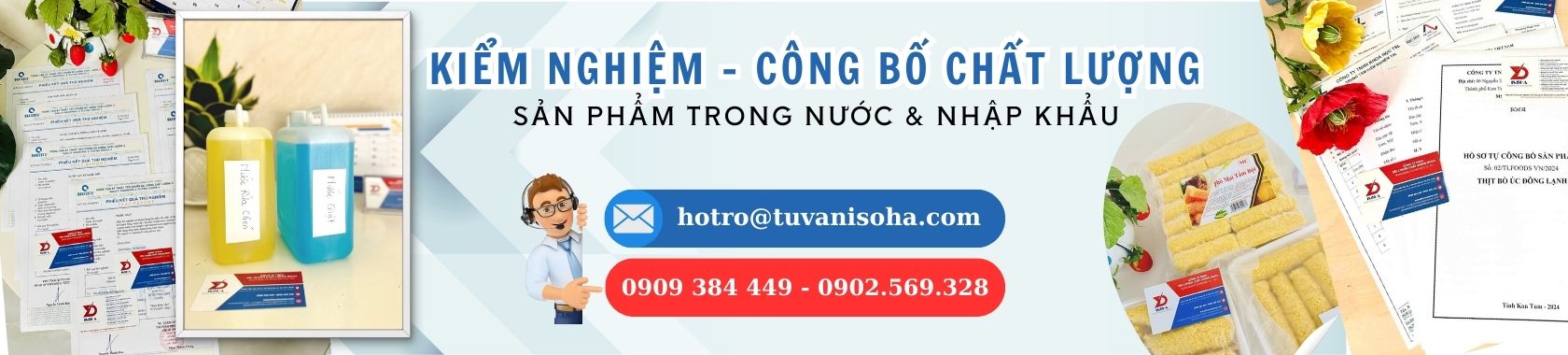 Dịch vụ kiểm nghiệm và công bố sản phẩm giá rẻ - ISOHA