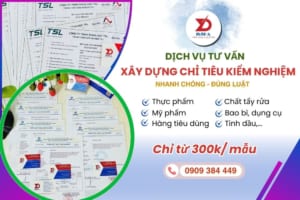 Dịch vụ Tư Vấn XÂY DỰNG CHỈ TIÊU KIỂM NGHIỆM nhanh - Đúng luật - Giá rẻ