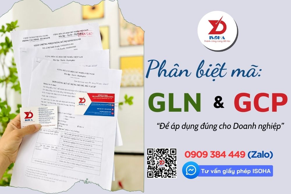 Phân biệt mã GLN với mã GCP để áp dụng đúng cho Doanh nghiệp